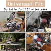 GARVIN Miter Saw Dust Collection Hood with Light, Dust Solution