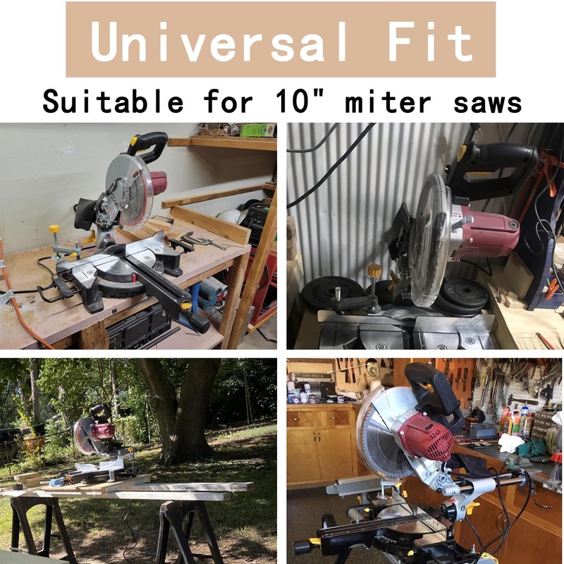 GARVIN Miter Saw Dust Collection Hood with Light, Dust Solution