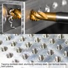 sourcing map Spiral Flute Thread Taps, 3/16-24 UNC 2B Screw