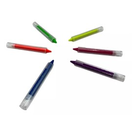 Sombreros y Fiesta México 18 Crayones Neon Fluorescente Maquillaje Glow Luz Uv Fosfo