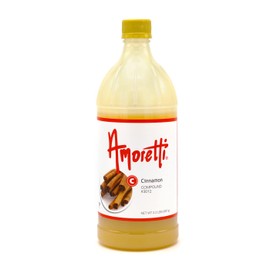 Amoretti - Cinnamon Compound 2.2 lbs - Natural Flavors, Shelf Stable Even After Opening, Certified Kosher, TTB Approved, Perfect for Baking Applications & Beverages