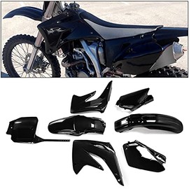 Kojem Plastic Kit Bodywork Body Kit Fairing Compatible with 2003-2007 Honda CR85R / CR85RB Expert (Black)