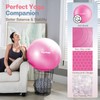 kisnbld Exercise Ball, Extra Thick Yoga Ball for Workout Pregnancy