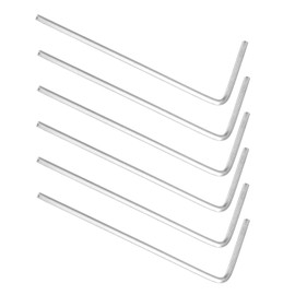 CoCud L-Handle Ball End Hex Key Wrench, 1.3mm Metric, CR-V L-Shape Long Arm Hexagon Head Spanner - (Applications: for Home Repair and Mechanical Maintenance), 6-Pieces