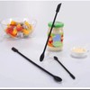 4 Pieces Mini Silicone Spatula Set, Small Rubber Spatula for