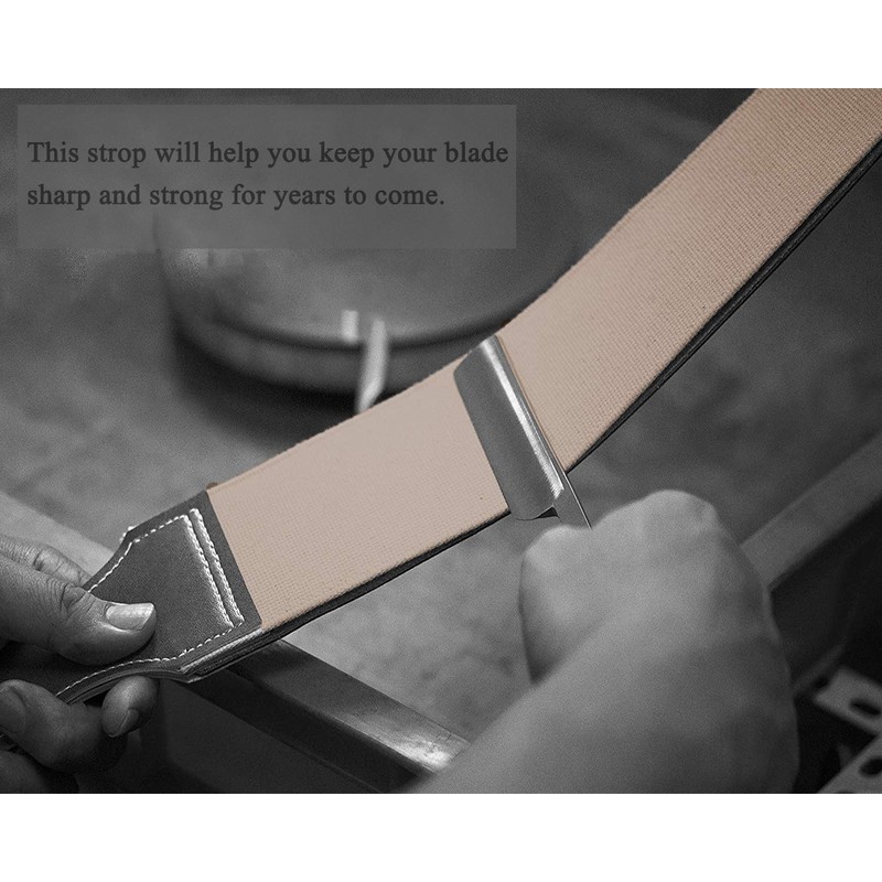 Professional Straight Razor Kit With Strop, Shaving Brush, Leather Strop