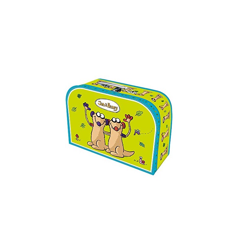 Trötsch Jan and Henry Children's Suitcase Medium Cardboard Travel Suitcase