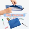 LUHIUMOYA A4 Document Wallet, Waterproof Document Bag with Zip, Bag