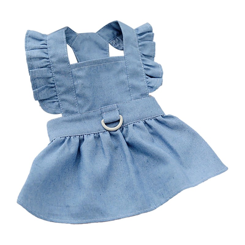 Vestido para Perros, Ropa Informal Azul Claro para Perros para