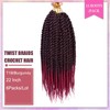 Havana Twist Crochet Hair 6 Packs 22 inch Crochet Braids