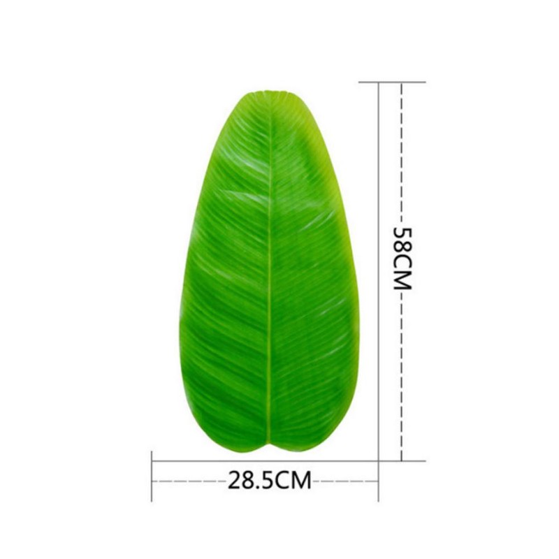 Artificial Tropical Banana Leaves Hawaiian Luau Party Jungle Beach Theme