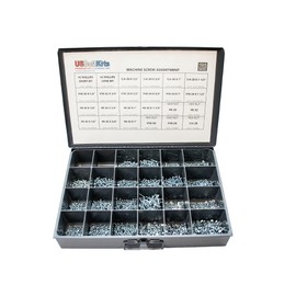 Machine Screw Assortment Kit Includes Phillips Bits-2,410 Piece Phillips Pan Head