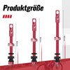 RideNow 65 mm Pink Presta Tubeless Valves Pack of 2