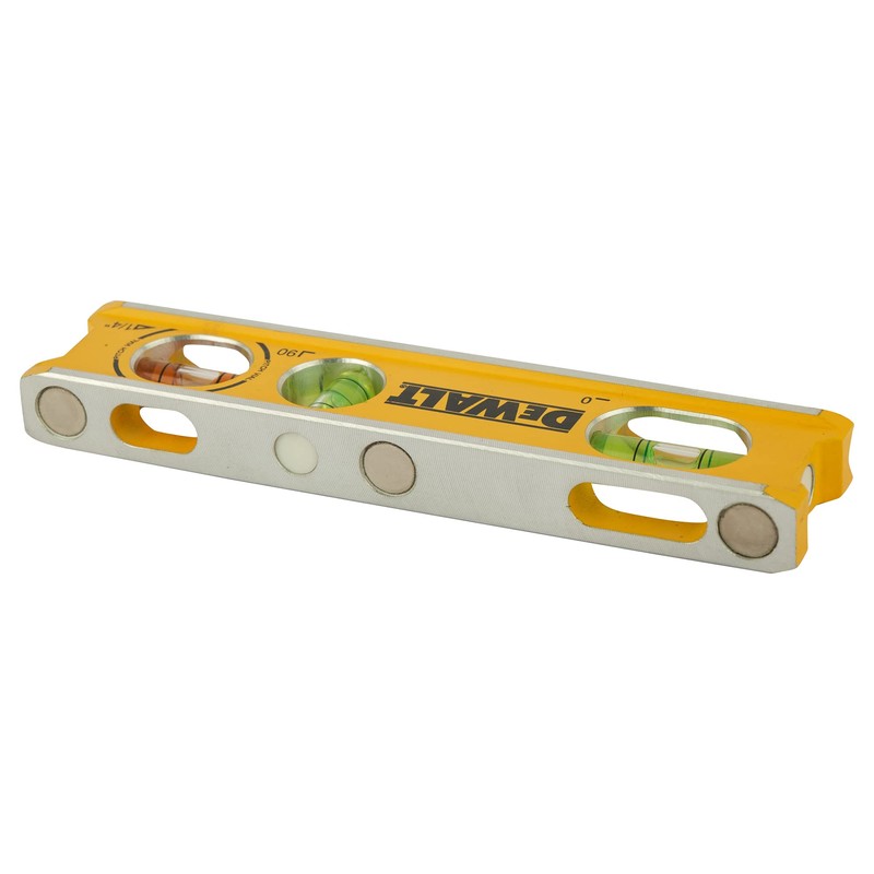 DEWALT Torpedo Spirit Level 165 mm Black Metal
