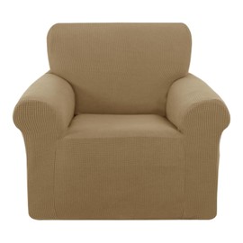 U-NICE HOME - Fundas elásticas para sillas reclinables, funda de sofá, funda protectora de muebles para sillas y mascotas (sillón, arena)