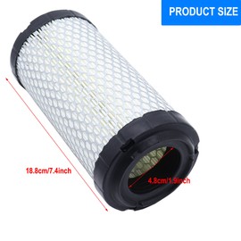 2 Pcs Air Filter OE 11013-1290 11013-7029 Compatible with Fleetguard AF25550, John Deere M113621, WIX 46449, Baldwin RS3715, NAPA 6449, Mule 11013-1290, Kubota 6A10082630