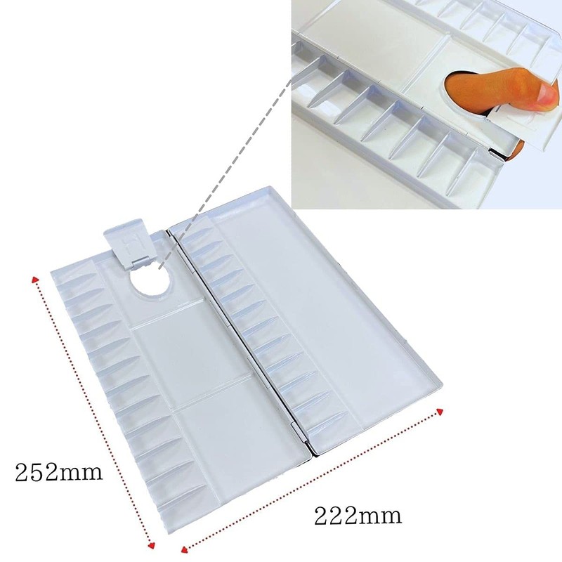 artgear Acrylic Watercolor Aluminum Watercolor Palette (26 Holes)