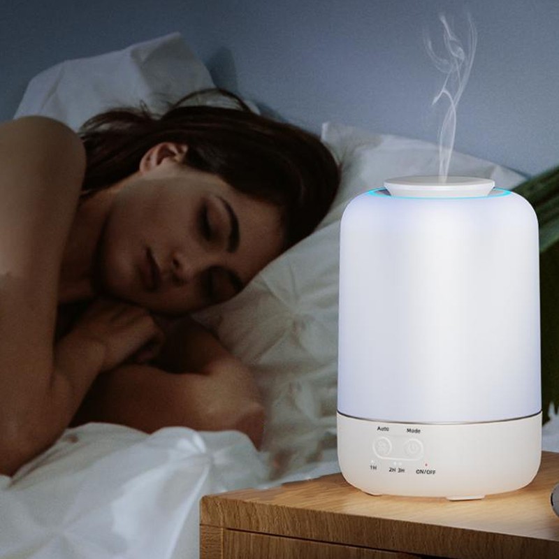 30ML Essential Oil Diffuser LED Aromatherapy Diffuser with Timer Silent