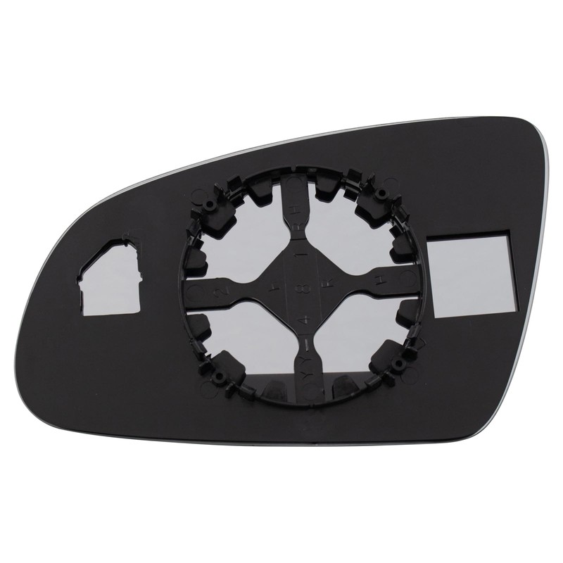 TRQ Right Passenger Side Mirror Glass Convex Snap On Clear
