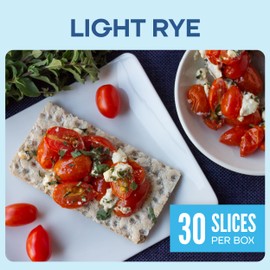 Wasa Light Rye Crispbread, 9.5 oz (Pack of 12), Rye Crackers, Non-GMO Ingredients, Fat Free