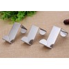 XHNFCU Pack of 10 Universal Stainless Steel Door Hooks, Reversible