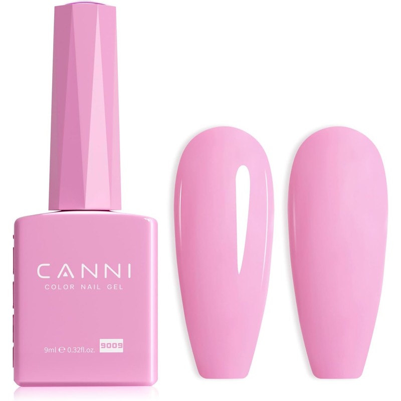 CANNI- Esmalte de uñas en gel rosa, 1 pieza de