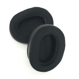 Angoily 2pairs Replacement Smooth Velour Memory Ear Pads for and Headphones Comfortable Easy to Install Design Black