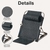 Lifting Bed Backrest Floor Chair for Comfortable Sitting - 6-Speed