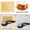 Heavy Duty Sandwich Bags with Clear Window, Self Sealing Cookies