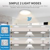 MW MWLIGHTING 4 Pack Motion Sensor Ceiling Light Indoor Wired