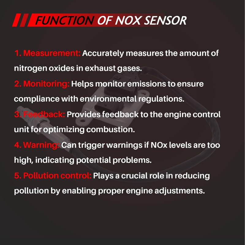 Merautop SJ Lambda Sensor Nox Sensor Nitric Oxide Sensor Replacement