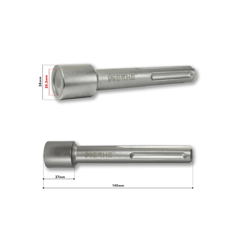 WERHE ® 20.2 x 28 x 145 Professional Nail Driver,