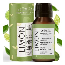 Aceite Esencial De Limón Puro 15ml Para Difusor Y Aroma