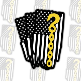 (3Pcs) Tow Truck Hook and Chain Flag USA Stickers Waterproof, Legal Hooker Stickers, Towing Tow Truck Sticker, Tow Truck Driver Tow Truck Operator Decals for Water Bottle, Car, Helmet Decal 3 Inches