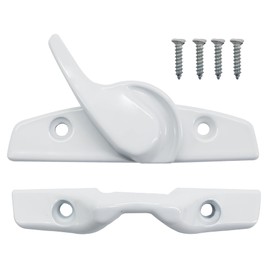 Zinc Sash Lock and Keeper fit for Andersen Sash Lock & Keeper 1968 to Present (White)
