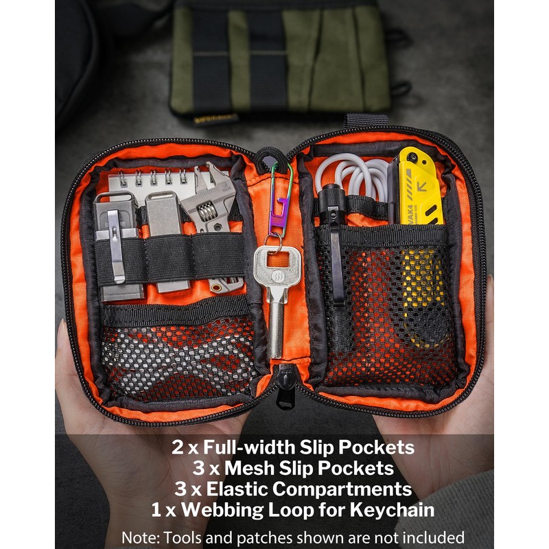 VIPERADE VE26 EDC Pouch, Small EDC Organizer Pouch, Men's EDC