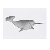 Large 'Cute Smiling Narwhal' Temporary Tattoo (TO00073009)