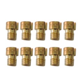 4mm Jet 10X Round Head Main for GY6 50cc 139QMB Scooter Keihin Carb PZ19 70-92 70,72,75,78,80,82,85,88,90,92