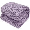 Small Kids Blanket Purple Voilet Lavender Fleece Soft Fuzzy Girls