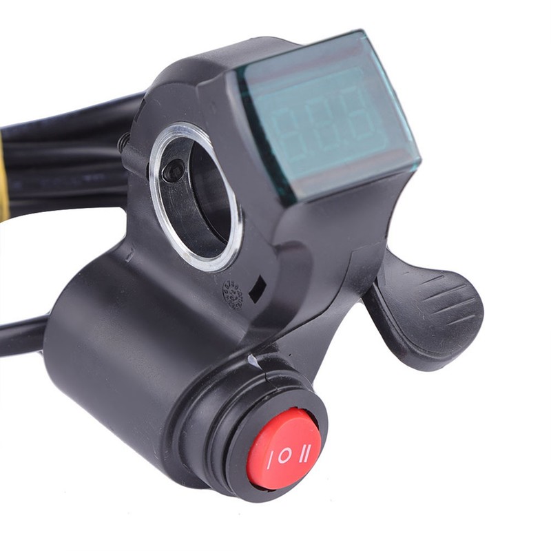 Thumb Accelerator with LCD Digital Battery Voltage Display 3 Speed