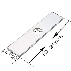 Homevacious 10 Inch Kitchen Or Bathroom Sink Faucet Base Plate Hole Cover Deck Plate Escutcheon Chrome Square 304 Stainless Steel