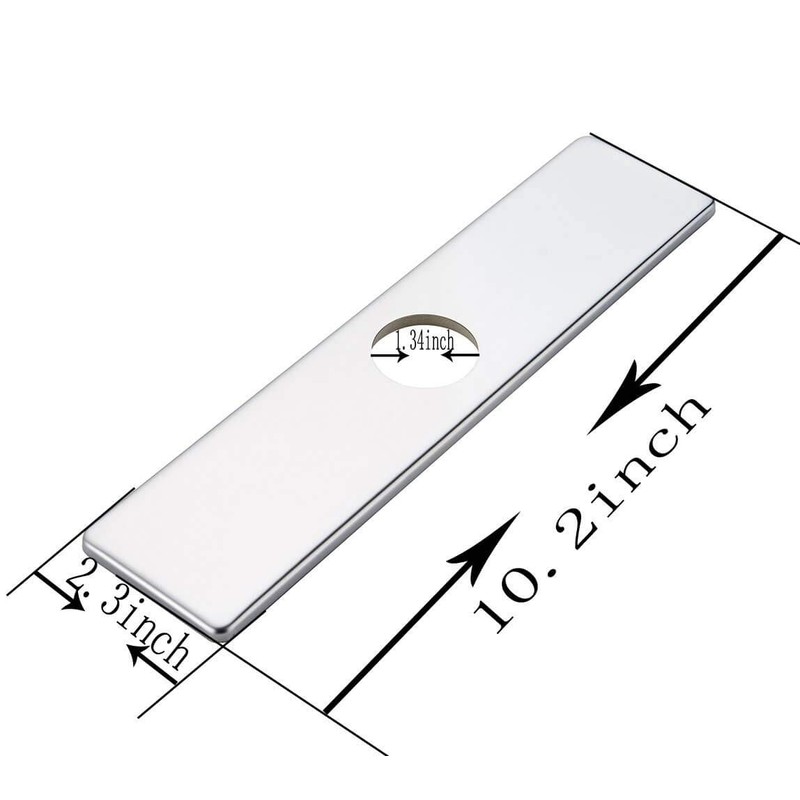 Homevacious 10 Inch Kitchen Or Bathroom Sink Faucet Base Plate