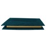NELUHA Notebook A5 Blank Refillable Teak Leaves Vegan Sustainable Leather