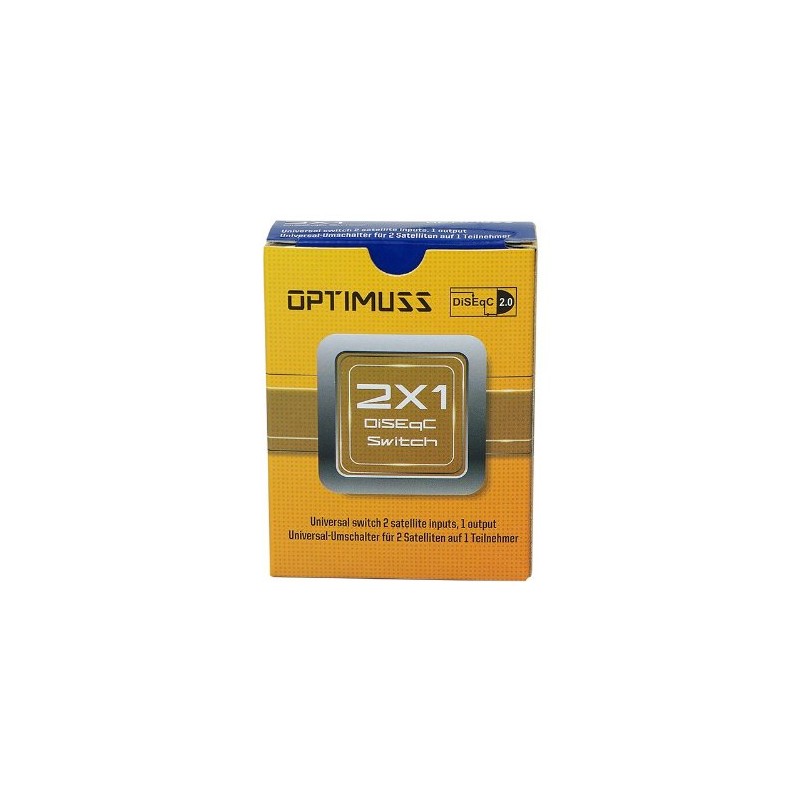 Edision OptimusS DiSEqC Schalter 2/1 DiSEqC 2.0 Satellite Switch, 2
