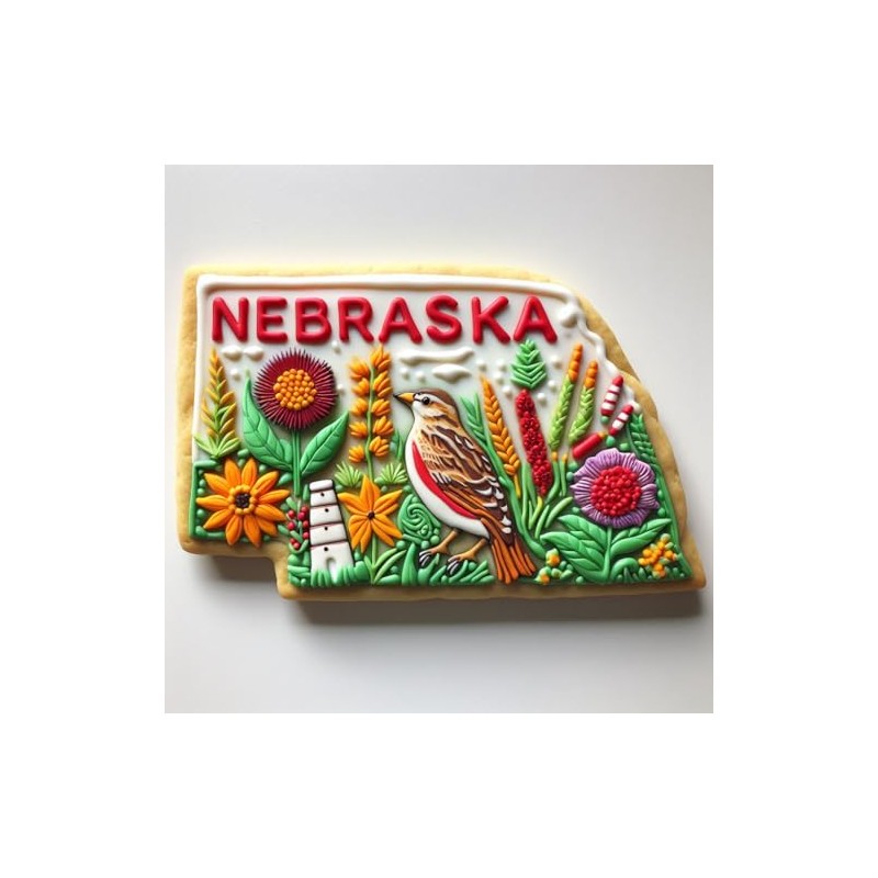 Nebraska State 4 Inch Cookie Cutter from The Cookie Cutter