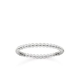 Thomas Sabo Silver Women's Ring Beads TR2122-001-12, Silver, silver