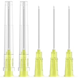 Alimoden 20 Gauge 1.5 Inch Needle Luer Lock for Industrial Accessories Supplies, Individually Packaged 38mm Pack of 100