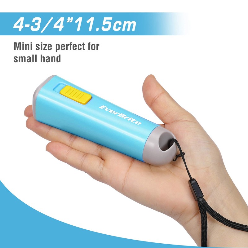 EverBrite Mini LED Kids Flashlight - Lightweight (46g) Torch with