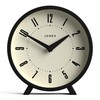 Jones Clocks® 'Venus' desk clock - modern round design in