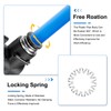 sourcing map 1/2" OD Ball Valve Push Quick Connect Pneumatic